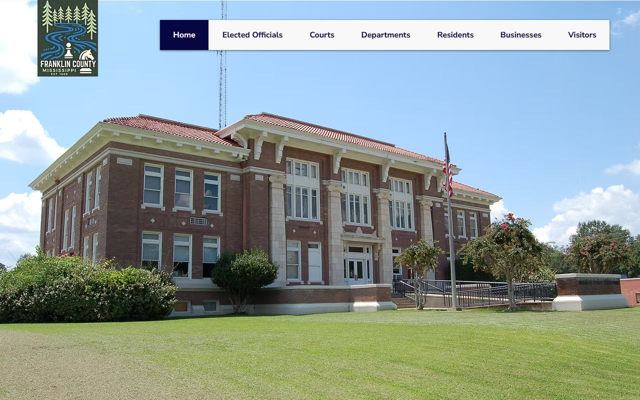 Franklin County official homepage for court records and offices
